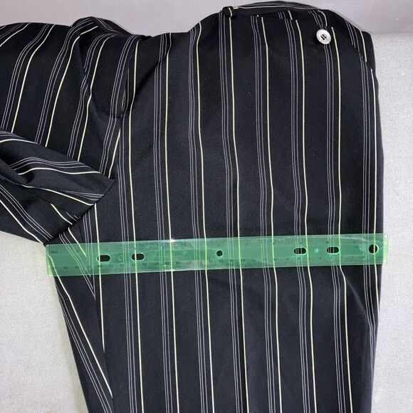 SPORT HALEY 8 Black Pinstripe Stretch Bermuda Golf Sport Walking Shorts Medium - Picture 3 of 5